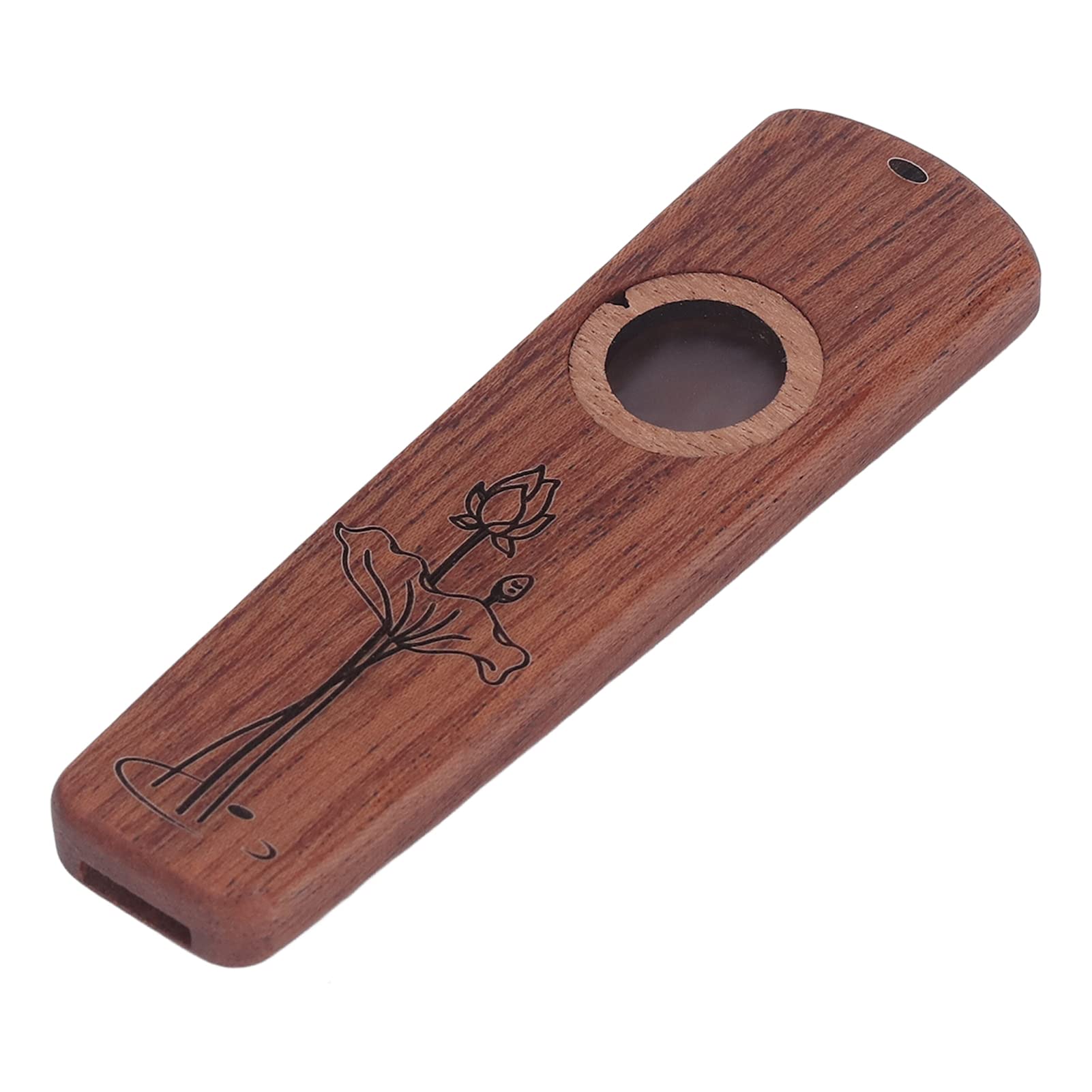 Bnineteenteam Wood Kazoo,Portable Wooden Kazoo Guitar Ukulele Accompaniment Wind Instrument Gift for Kids Adults(#4) Flute And Xiao