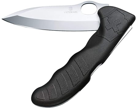 Victorinox Taschenmesser Hunter Pro (Grosse/Starke Einhand-Feststellklinge, Nylon Etui) schwarz