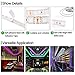 Litake LED Strip Lights RF Remote,16.4ft Ribbon LED Light Strips, Waterproof Rope Lights 300 LED SMD 5050 LED Tape Lights for Bedroom Parties Game Room Christmas Decor