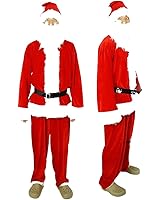 サンタクロース 衣装 コスチューム メンズ フリーサイズ