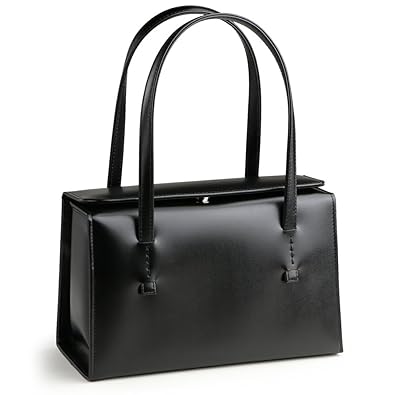 Amazon 日本製 慶弔両用 本革ブラックフォーマルバッグ Box型タイプ