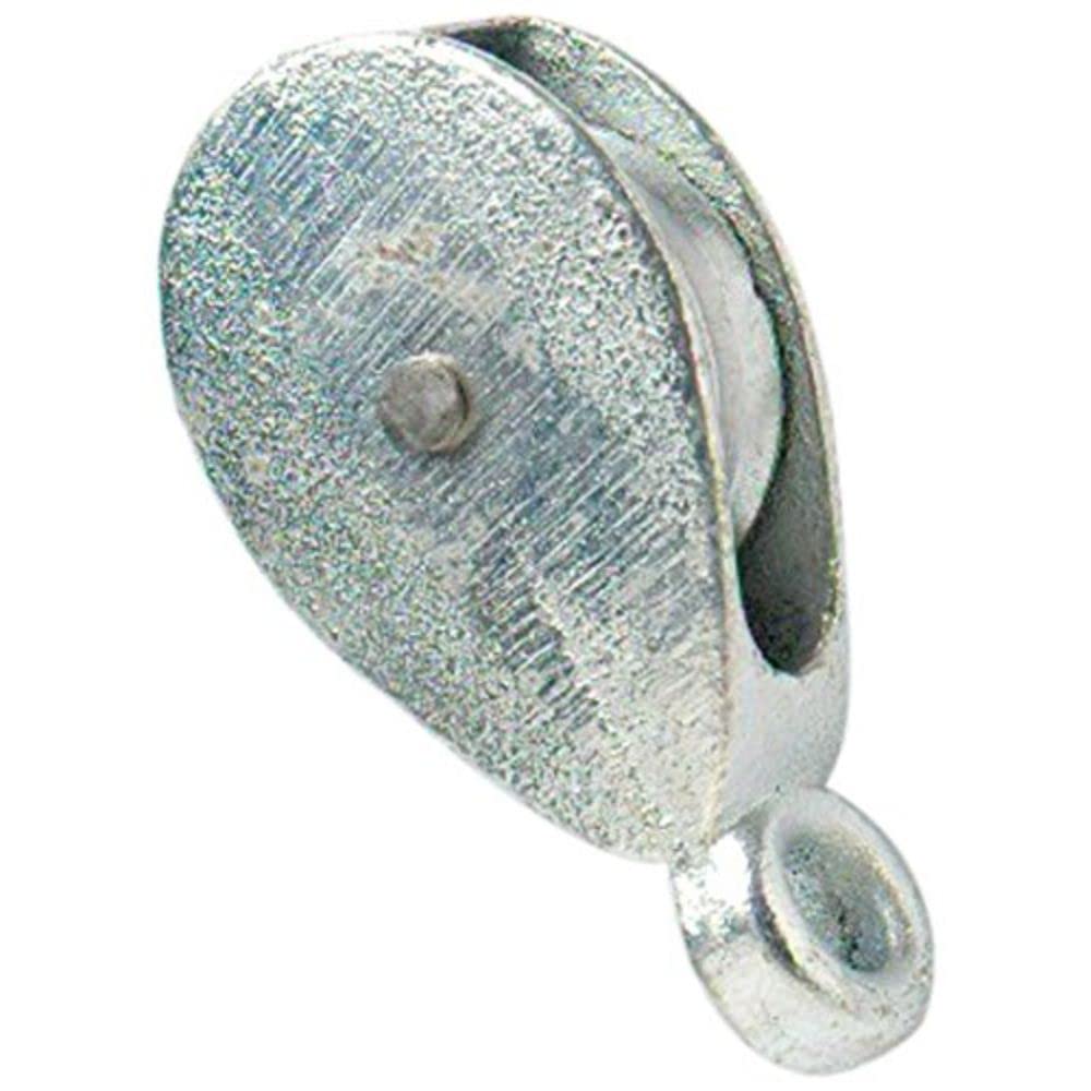 Merriway BH02283 Single Pulley 32 mm, Galvanized, Grey