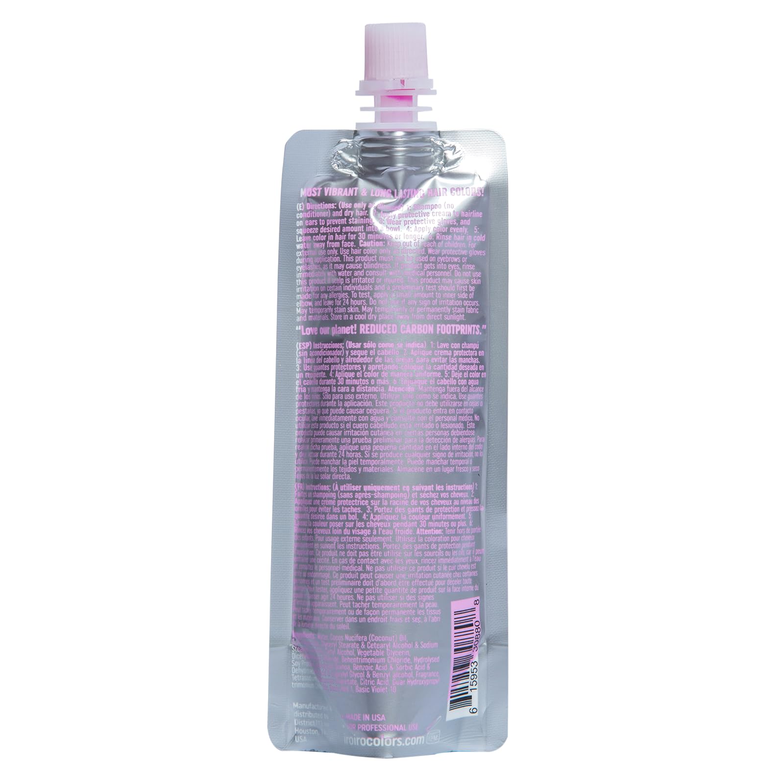 IROIRO Premium Natural Semi-Permanent Hair Color 70 Pink (4oz)