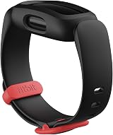 Fitbit Ace 3 Activity Tracker Kids Black Red Animated Faces 8 Day Battery Water view 3