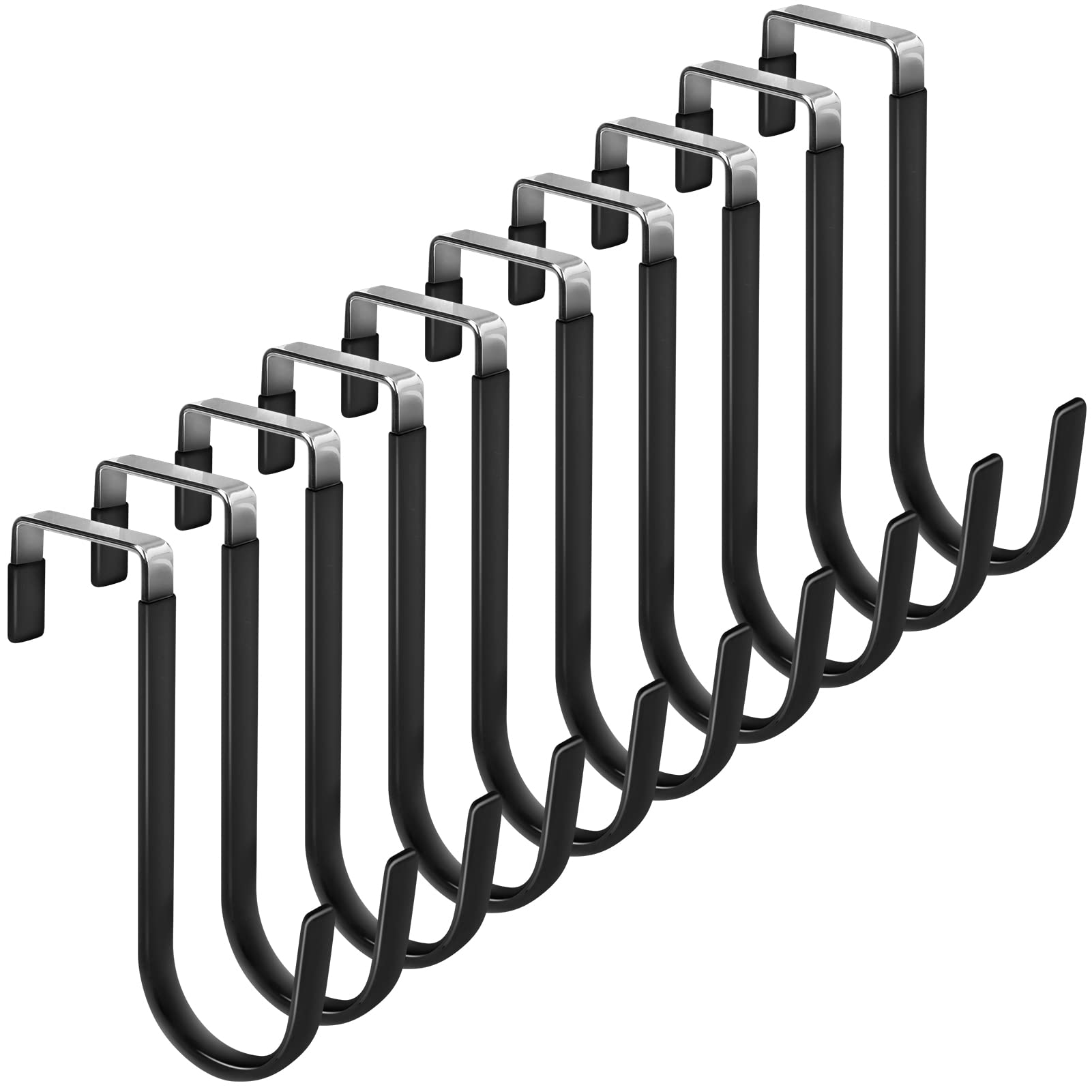 FYY Over The Door Hooks, 10 Pack Door Hangers Hooks
