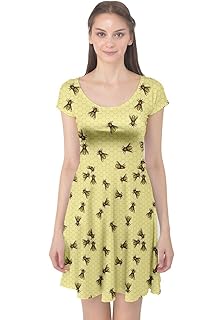 yellow cap sleeve dress