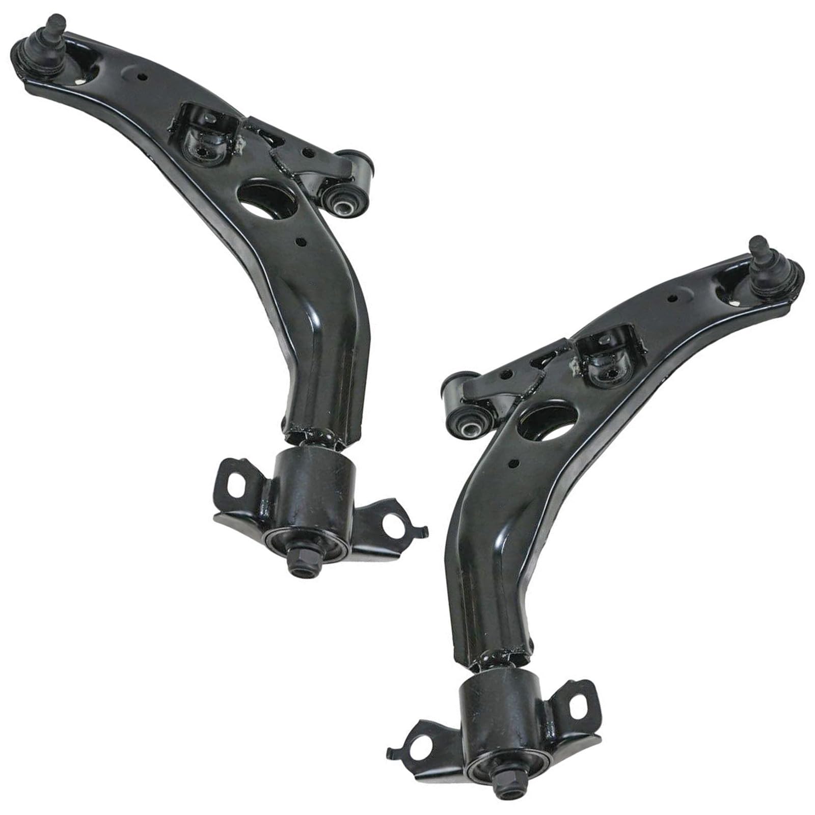 TRQ Front Lower Control Arm with Ball Joint Driver and Passenger Side with Ball Joint Included Compatible with 1993-1997 Ford Probe 1993-1997 Mazda 626 1993-1997 Mazda MX-6 Image