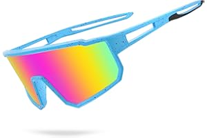 Derowern Kids Baseball Polarized Sunglasses Sports TR90 Lightweight Frame Sun Glass for Boys Girls Age 6-14 Softball Cycling