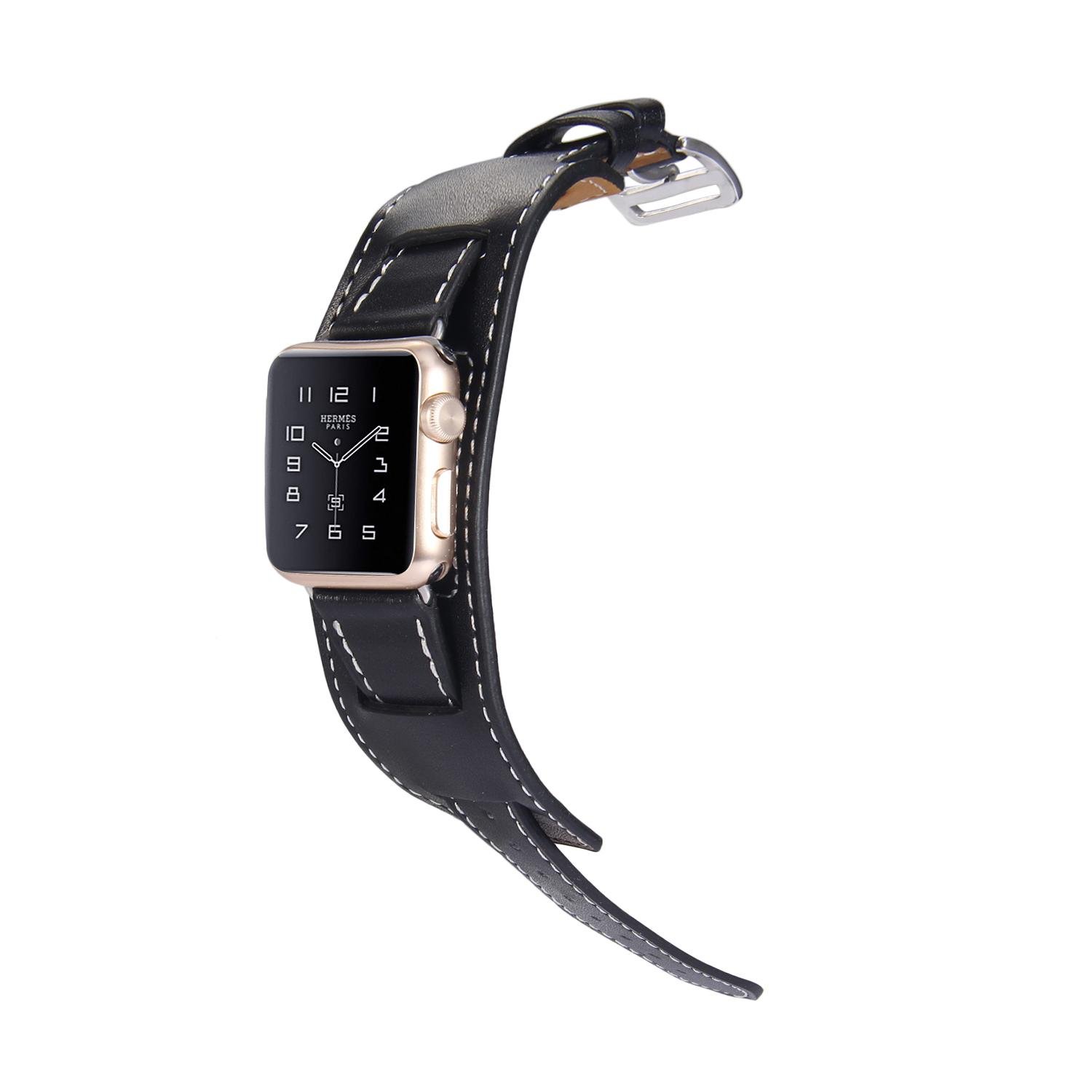 楽天1位 Teepao For Apple Watchバンド38 Mm 42 Mm Iwatchレザーバンド交換用ストラップステンレスメタルクラスプ付きダブルツアーブラウンブラック 38mm 4pcs Set Black 4pcs Set Black 38mm B078y65n65 Www Gcc Ccpf Com