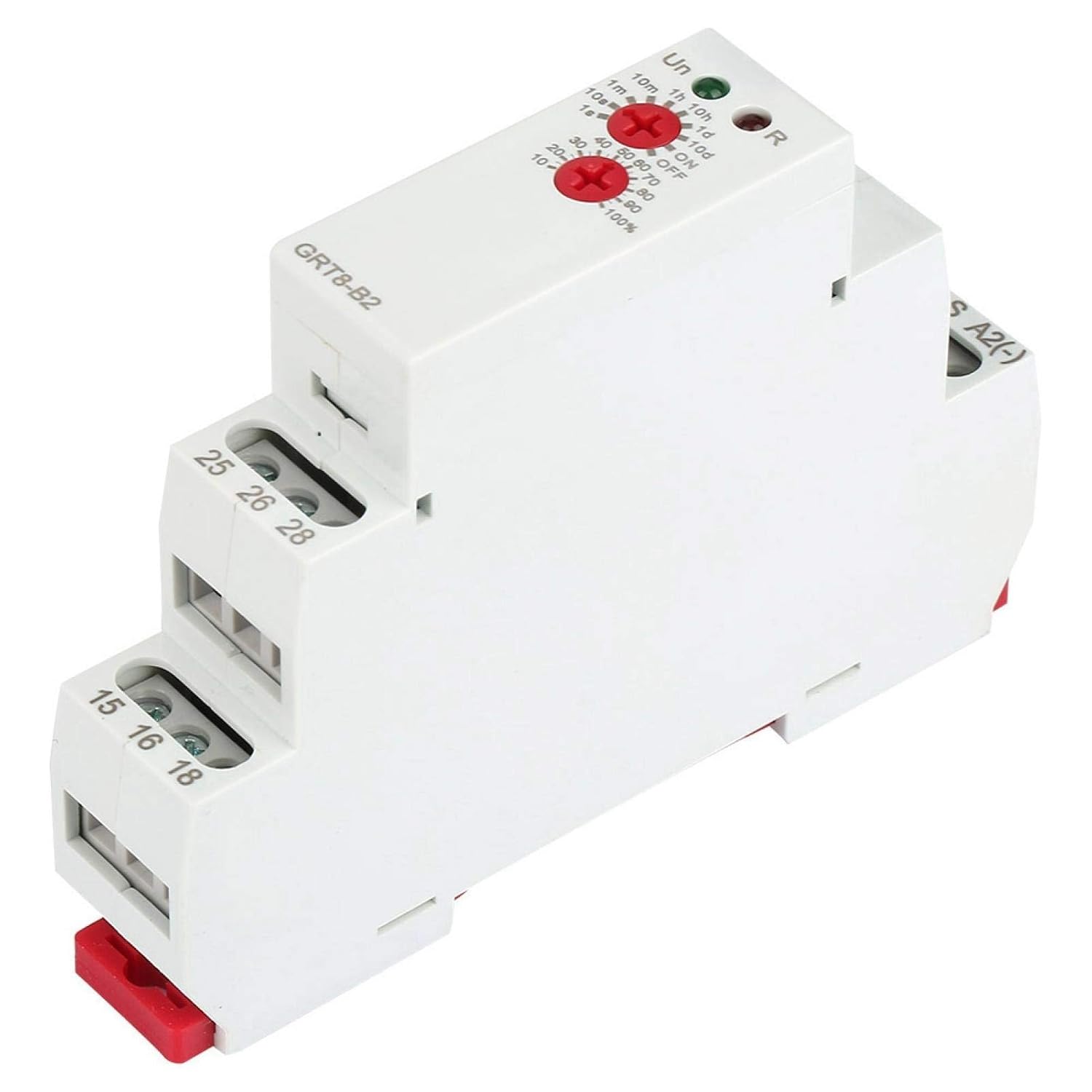 GRT8-B2 Mini Single Function Delay Time Relay 35mm DIN Rail LED Time Delay Relay Delay ON Time Relay Electronic Set by Panel Knob for Heating Element(AC 230V) - Image 5