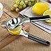 Lemon Lime Squeezer, Manual Juicer Stainless Steel with Silicone Handles, Manual Citrus Hand Orange Lemon Juicer, Press Lemon Press (Small)