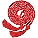 TecUnite Graduation Honor Cords Tassels Polyester Yarn Honor Cord for Bachelor Gown for Graduation Students (Red)