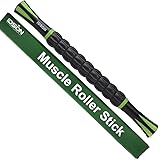 IDSON Muscle Roller Stick for Athletes- Body Massage Sticks Tools-Muscle Roller Massager for Relief Muscle Soreness,Cramping and Tightness,Help Legs and Back Recovery,Black Green