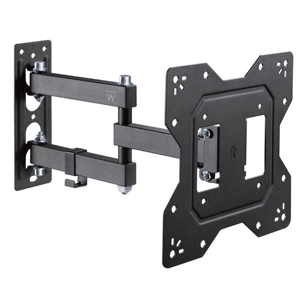 Ewent EW1522 Wall Mount for TV/Monitor 13 to 42 Inch with Double Swivel Arm, Vesa Up to 200 x 200 mm, Black