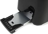 PIFCO Black Toaster 2 Slice 700W 6 Browning Controls Removable Crumbs Tray view 9