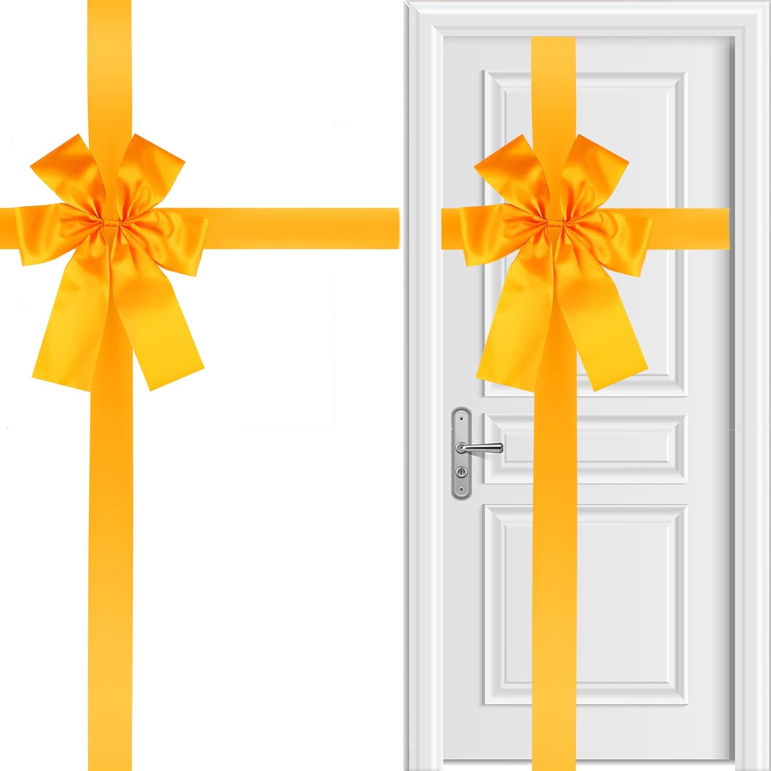 Bows & Ribbons - gisgfim Christmas Cabinet Big Bows Large Door Lace Christmas Tree Bow Ribbon Gold Bow Holiday Decorations Christmas Front Door Party Supplies