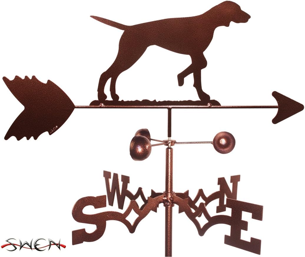 Weathervanes - SWEN Products Hand Made English Pointer Dog Garden Stake Weathervane ~New~