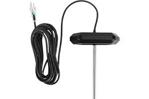 GRILLME Pond De-icer,380 Watt Plastic Floating Pond Heater for Outdoor Ponds with Fish,19.69 FT Power Cord,Winter Survival Solution for Fish