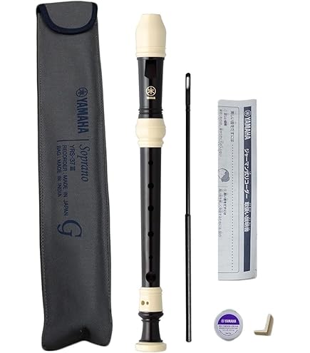 Amazon.com: Yamaha YRS-401 Soprano Recorder, Ecodear plastic