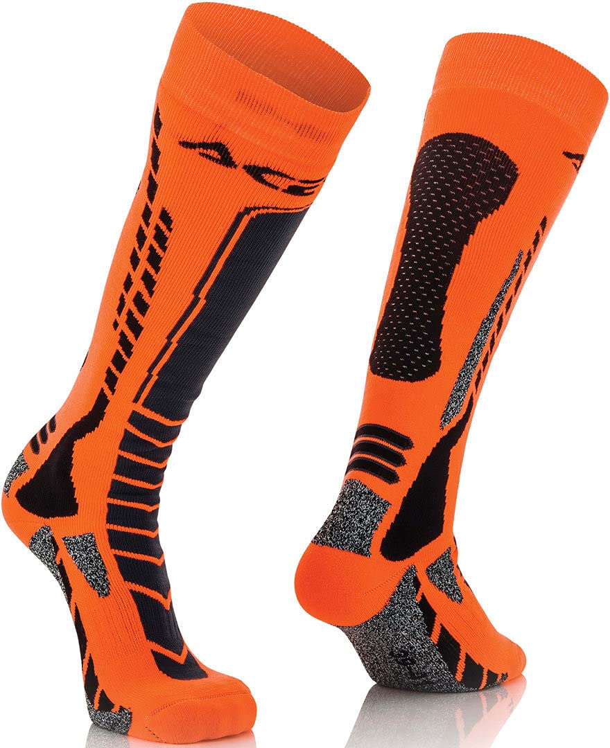 Acerbis 248706357 116 Moto Cross/Off Road MX Pro Socks L-XL NERO-ARANCIO