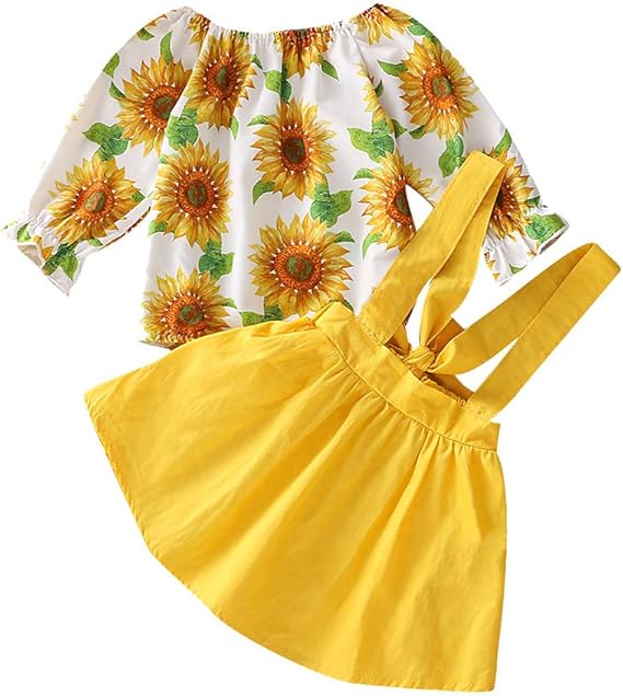 sunflower baby overalls