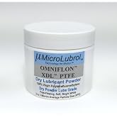 MICROLUBROL OMNIFLON XDL 100% Virgin PTFE Dry Lubricant Powder, 2-3 Micron avg. Particle Size, Free APPLICATOR Brush.