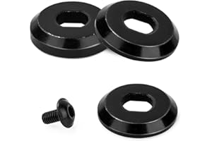 ADABUING 14-46-2075 Locking Blade Bolt/Top & Bottom Flange 4 Pcs Set Compatible for Milwaukee 2522-20 3 Cut Off Tool Part, Includes Top Flange, 7/16" Bottom Flange, 3/8" Bottom Flange & Screw