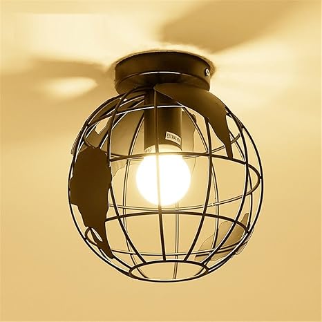 Chlight Modern Vintage Geometric Globe Ceiling Lights Industrial