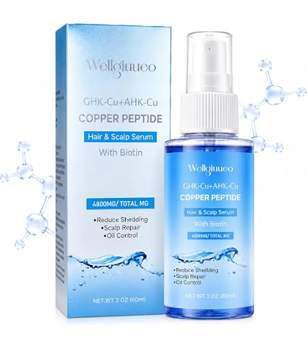 Molu Pro AHKCu & GHKCu Peptide Hair Growth Fuel, Supporting Thicker, Fuller Hair | with dual copper peptides, 2-Deoxy-D-Ribose, Caffeine, and Korean Ginseng