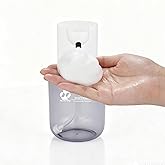 Automatic Foaming Soap Dispenser for Kitchen: 4-Level Adjustable White Touchless Hand Soap Dispenser Countertop/Wall Mount, 13.5oz Rechargeable for Bathroom, Office, Hotel