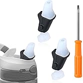 NQEUEPN 2 Pack Spout Replacement for Contigo, Soft Silicone BPA Free Spout Lids Mouthpiece Bite Valve Parts with Screwdriver for Contigo Aubrey Kids Water Bottle 14 oz and 20 oz (Bottle not Include)