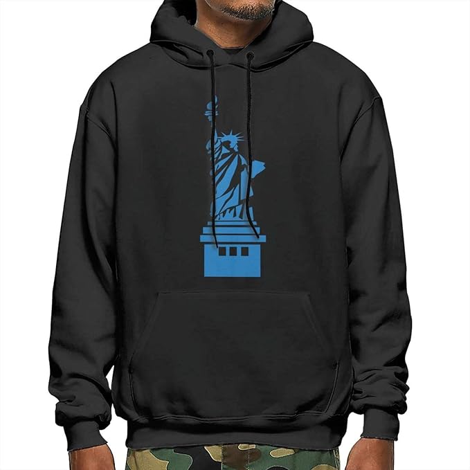 Amazon.com: Statue-of-Liberty Men's Long Sleeve Hoodie Sweatshirt: Clothing
