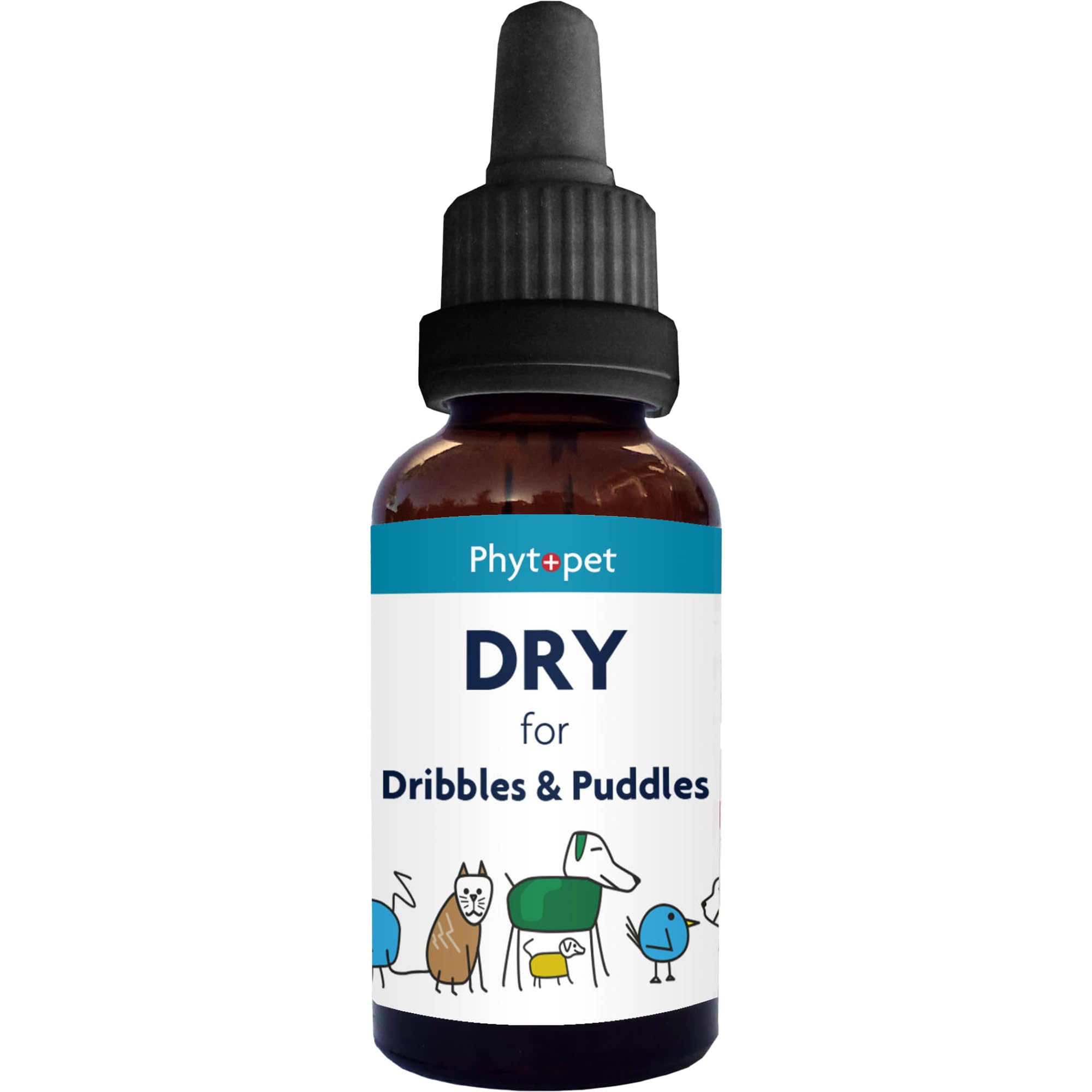 Phytopet Dry, All Natural Cat and Dog Bladder Control for Small Pets, Herbal Cat and Dog Incontinence Products, 100ml - 100% Herbal Phytopet Pet Supplies
