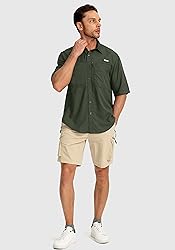 Men's Fishing Shirts with Zipper Pockets UPF