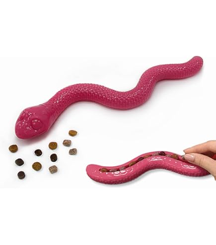 Giocattolo Snack Snake Trixie Per Cani - Serpente In Gomma Con Dispenser Per Dolcetti, 18 Cm
