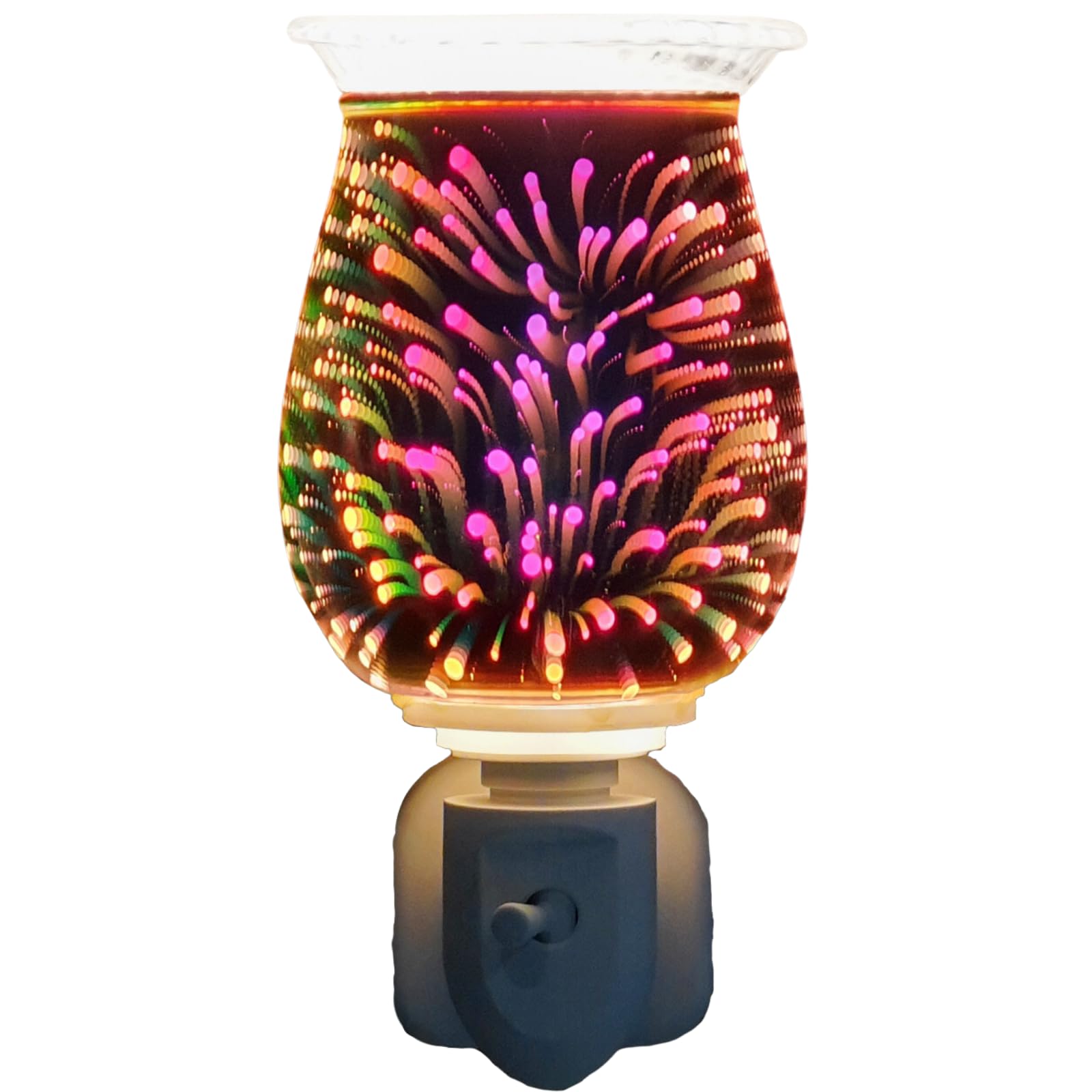 Cello 3D Infinity Plug In Electric Melt Burner - Wax Melt Burner & Oil Burner. New Home Gifts, Home Decor, Room Decor, Bedroom Accessories & Office Accessories. Electric Diffuser with Light Bulb.