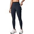 UNISSU Hugcurve No Front Seam High Waisted Workout Leggings with Pockets for Women Buttery Soft Yoga Pants Gym Tights - 25''