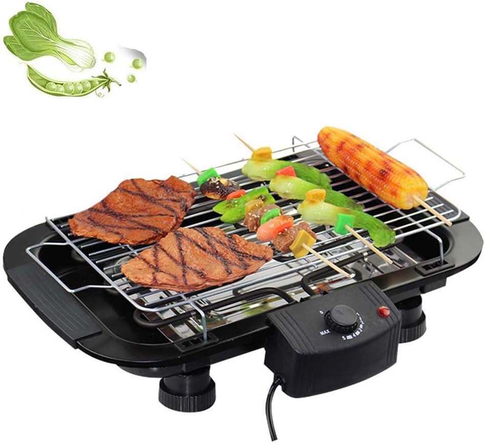 Review XNDCYX Electric Barbecue Grill Indoor Smokefree Table BBQ ...