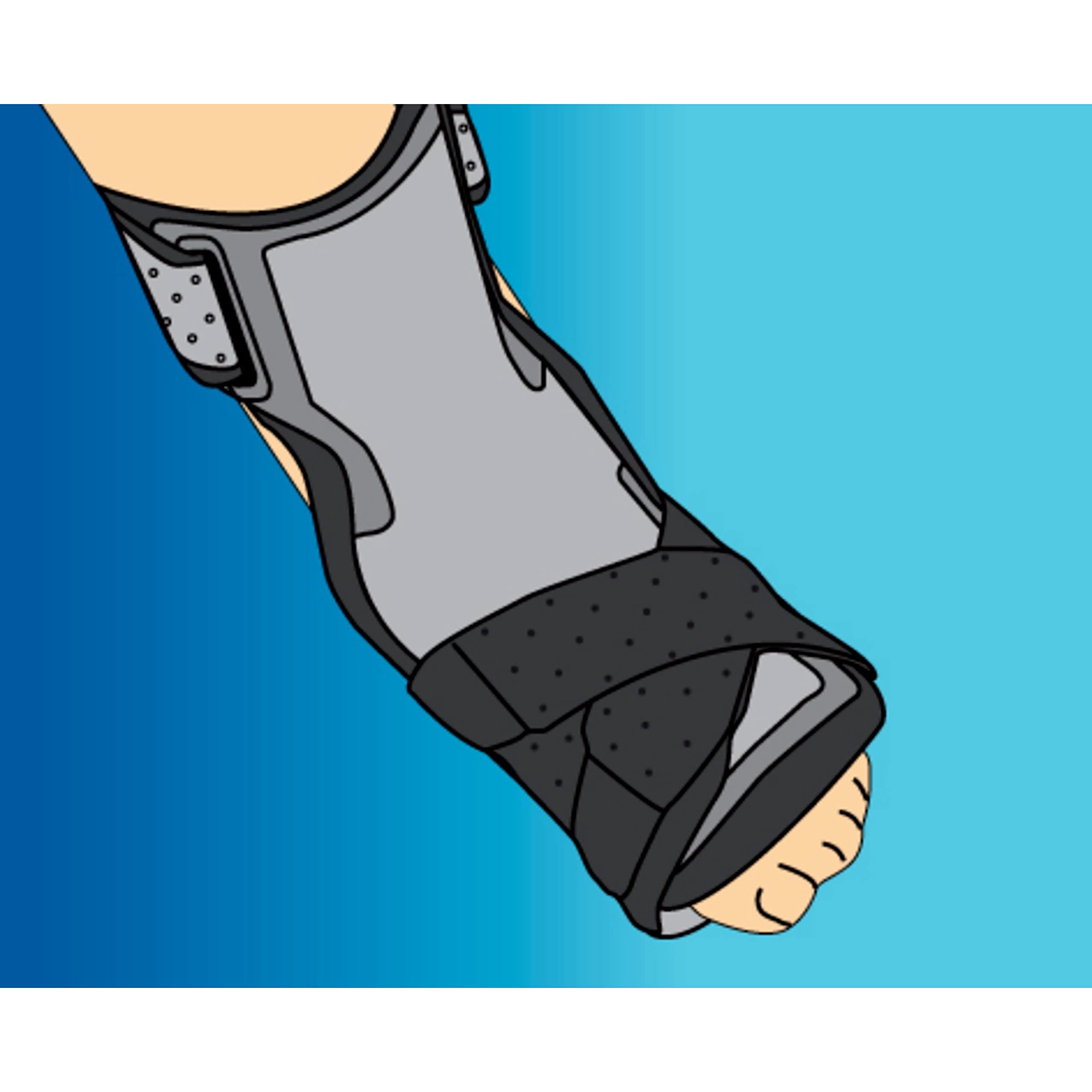 ACE Brand Plantar Fasciitis Sleep Support, Helps Relieve Symptoms of Plantar Fasciitis, One Size Fits Most, Blue