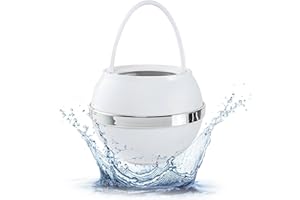 Crystal Quest Bath Ball Water Filter for Bathtub - 3-Stage Filtration, Removes Chlorine, Chloramine & Byproducts, 2,500 Gallons, BPA Free, pH Balanced Water, Fits Most Tubs, Easy Install - White