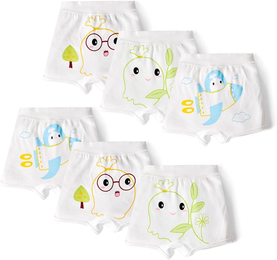 Himipopo Baby Boys Girls Underpants Toddler Cotton Diaper Panties Toilet Potty Training Pants 6 Pack/Lot