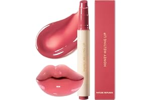 Nature Republic HONEY MELTING LIP (03 BERRY) SOFT LIP STICK, Hydrating Gloss, Moisturizing balms, Sheer tint, Shine & Glowy Finish, korean make up, Stocking Stuffers