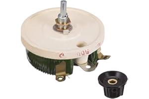 uxcell 100W 500R Ohm Wirewound Ceramic Potentiometer Variable Rheostat Resistor with Knob
