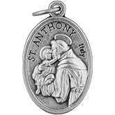 Venerare Small Catholic Saint Medal - Bulk Pack of 10 (Saint Anthony)