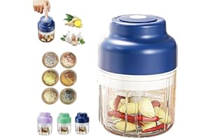 Electric Garlic Chopper,2026 New Upgrade Small GarlicChopper Mincer,Mini Portable Veggie Chopper,Wireless Veggie Grinder Food