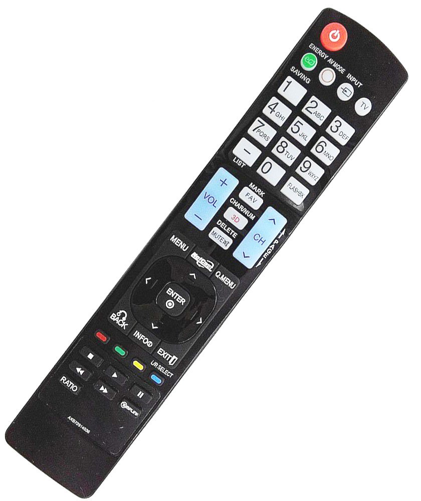 allimity Replace Remote Control AKB72914036 fit for LG 2LD550 22LE5500 46LD550 32LD550 32LD550 32LD550 32LV3400 32LD550 32LD550UB 37LD450 42LD550 42LD550UB 42LS3400 42PA4500 LCD TV