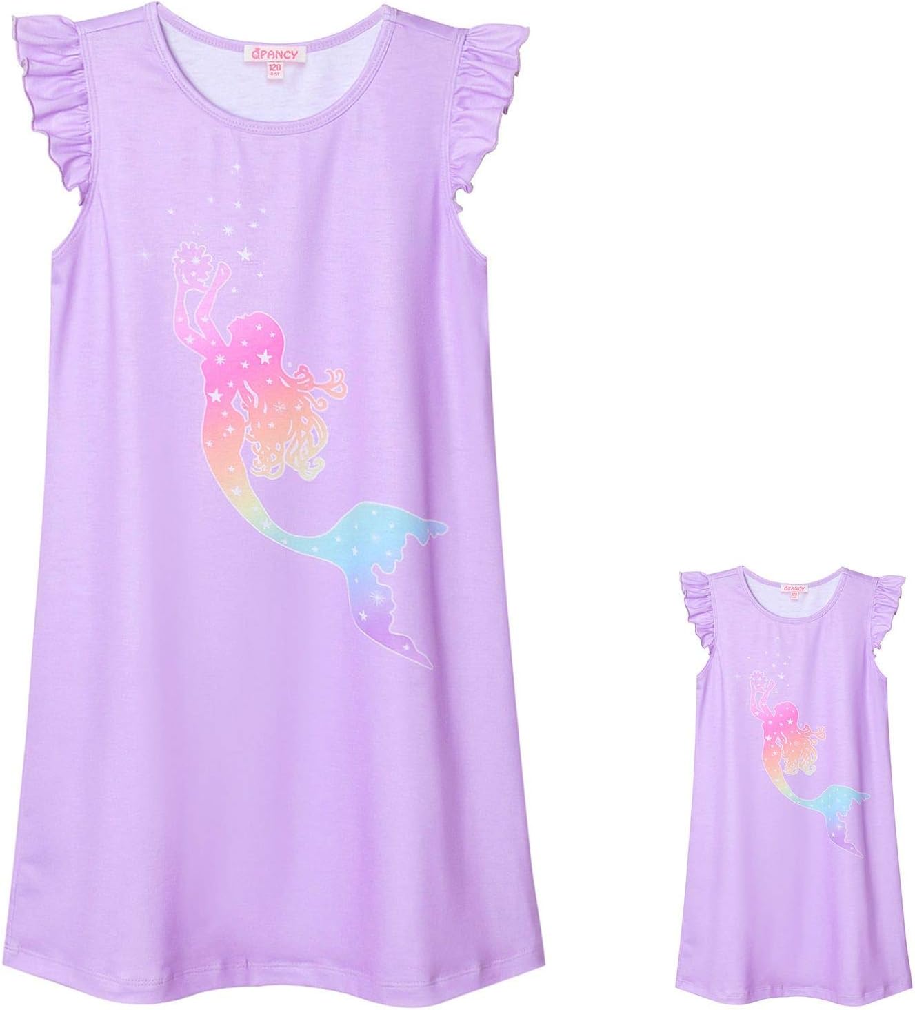 Matching Girls & 18" Dolls Nightgown Unicorn Nightdress Sleepwear Pajamas