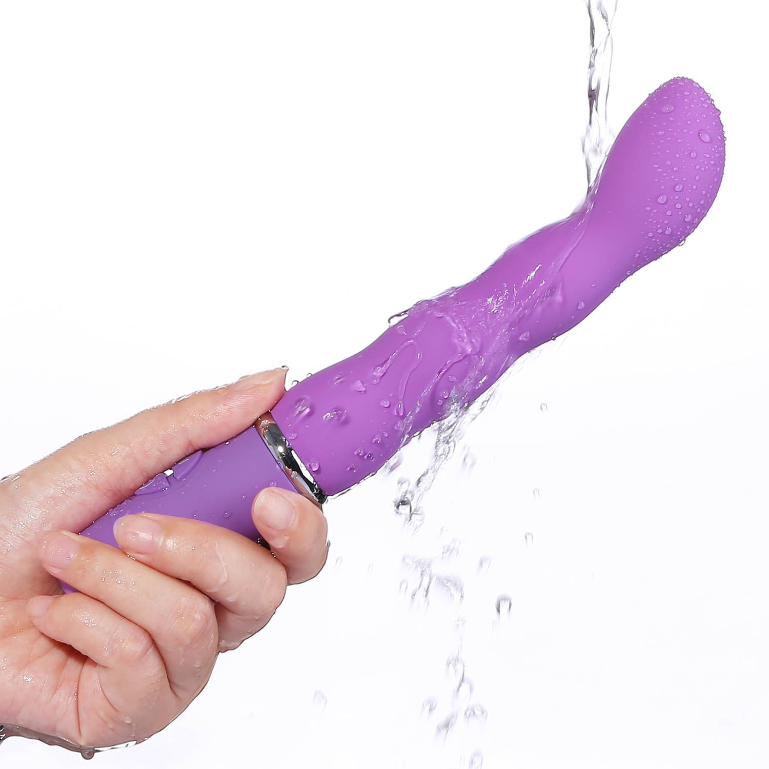 CRDC Life Upgrade 10 Modes Silicone Vibrator G-spot Vibration Clitoral Stimulate Massager Masturbation in Purple