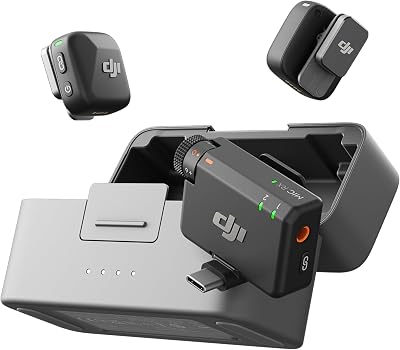 Mic Mini (2 Sender + 1 Empf. + Ladesch.), Ultraleicht, Detailr. Audio