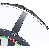 Aukuoy L120 Dart Board Light, Bright LED Dart Board Lights with 3M Power Cord, Professional Dartboard Lighting Accessories - Black